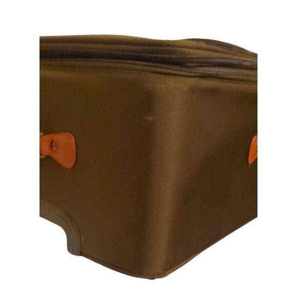 HARTMANN 21' Tweed & Leather Rolling Luggage Bag - Picture 7 of 11